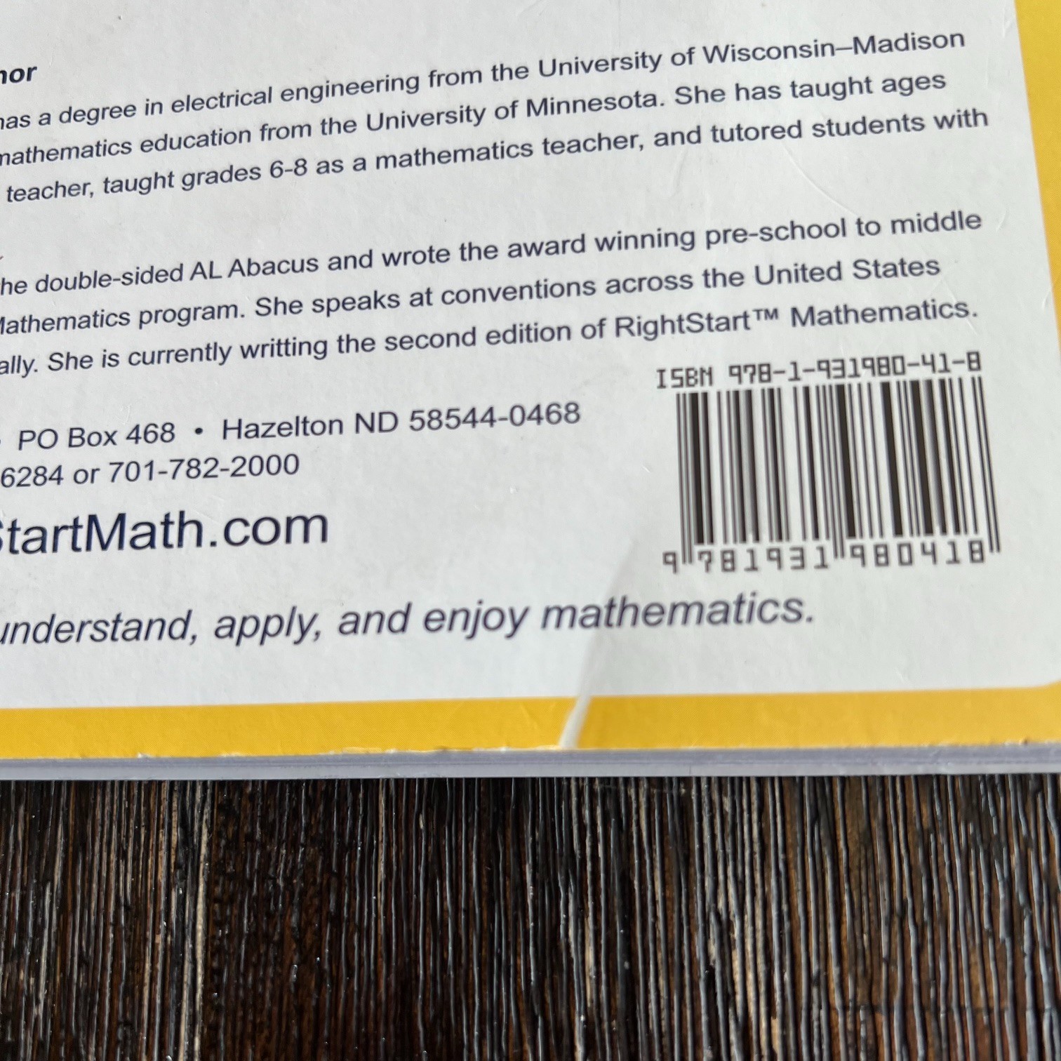 Math Card Games 5th Edition 300 Games Joan Cotter Spiral Bound Right Start w DVD