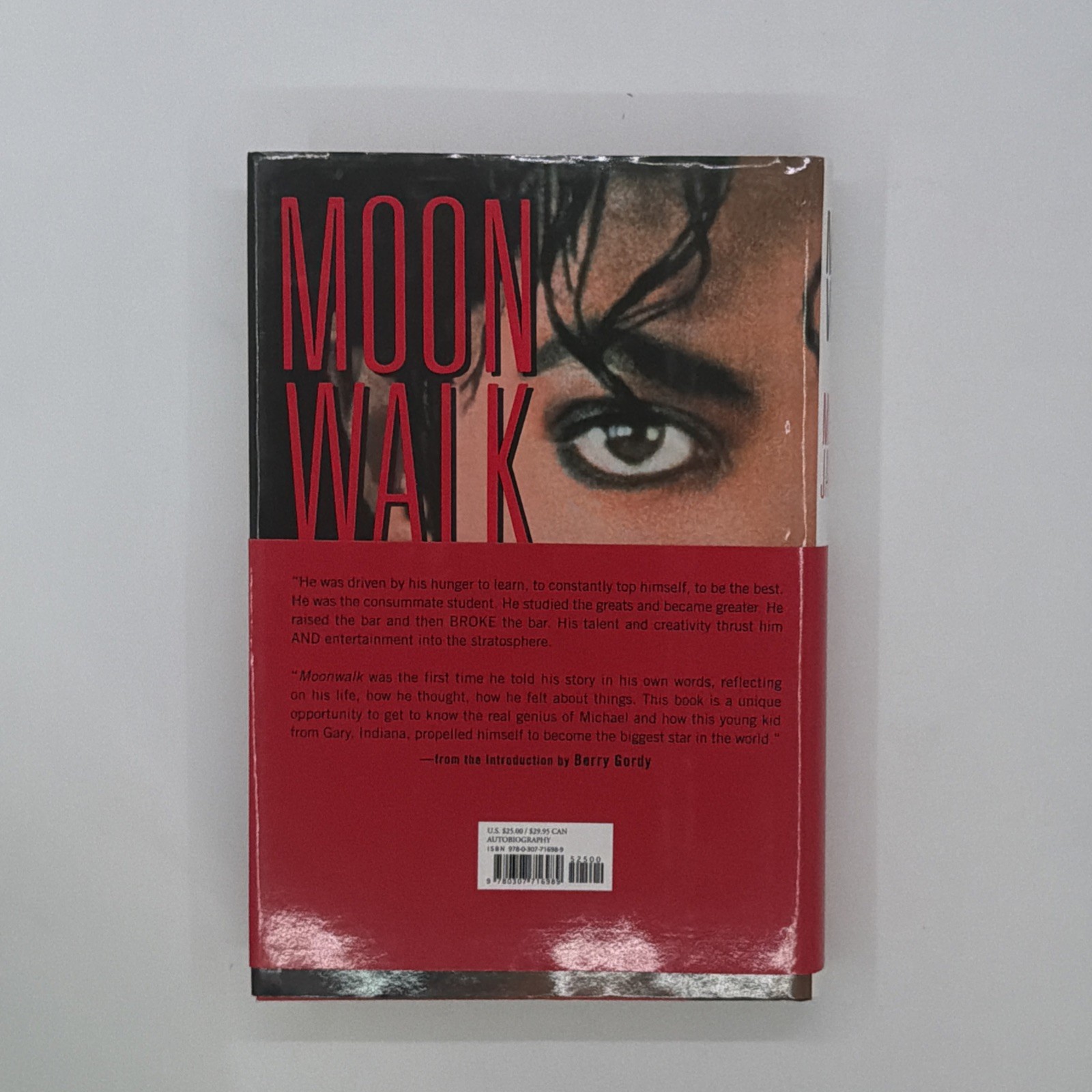 Moonwalk: A Memoir Michael Jackson HCDJ 2009