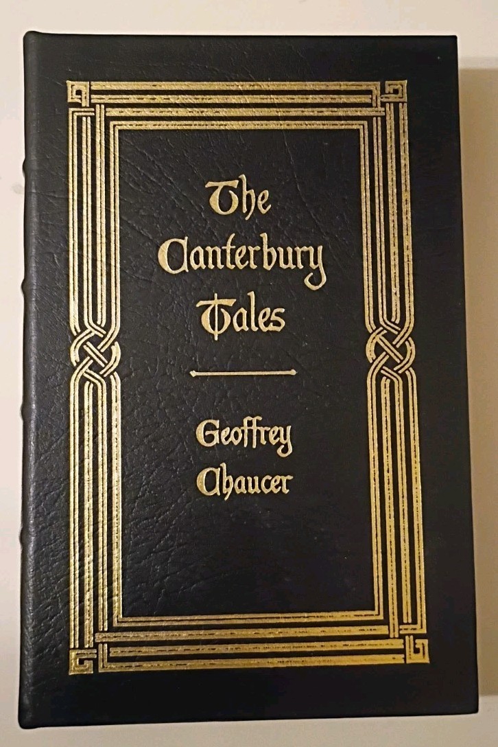 Easton Press The Canterbury Tales Collectors Edition Leather Bound ~ Very Good