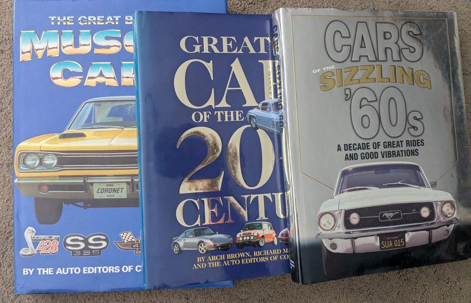 The Great Book of Muscle Cars, Cars of Sizzling 60s, Great Cars of 20th Century