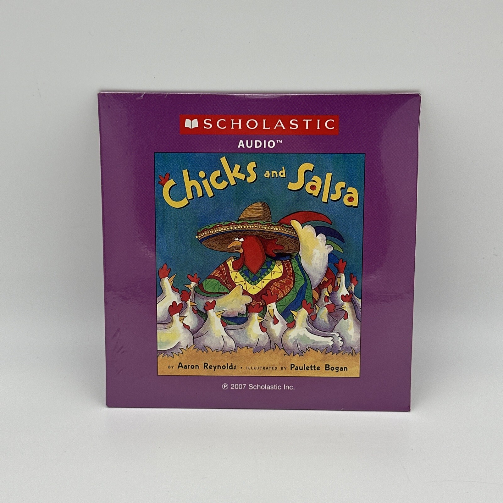 Chicks and Salsa – Aaron Reynolds – Audio CD Scholastic – BRAND NEW SEALED