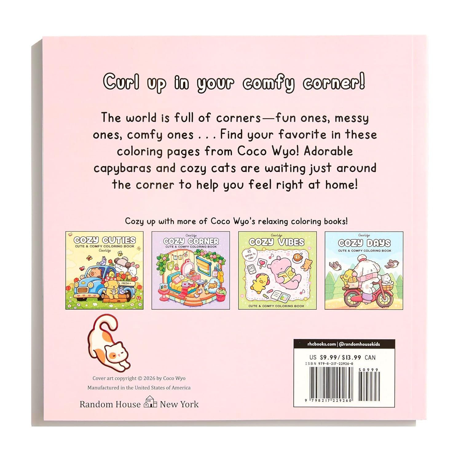 Comfy Corner: Coloring Book for Adults and Kids (Cozy Spaces Coloring)