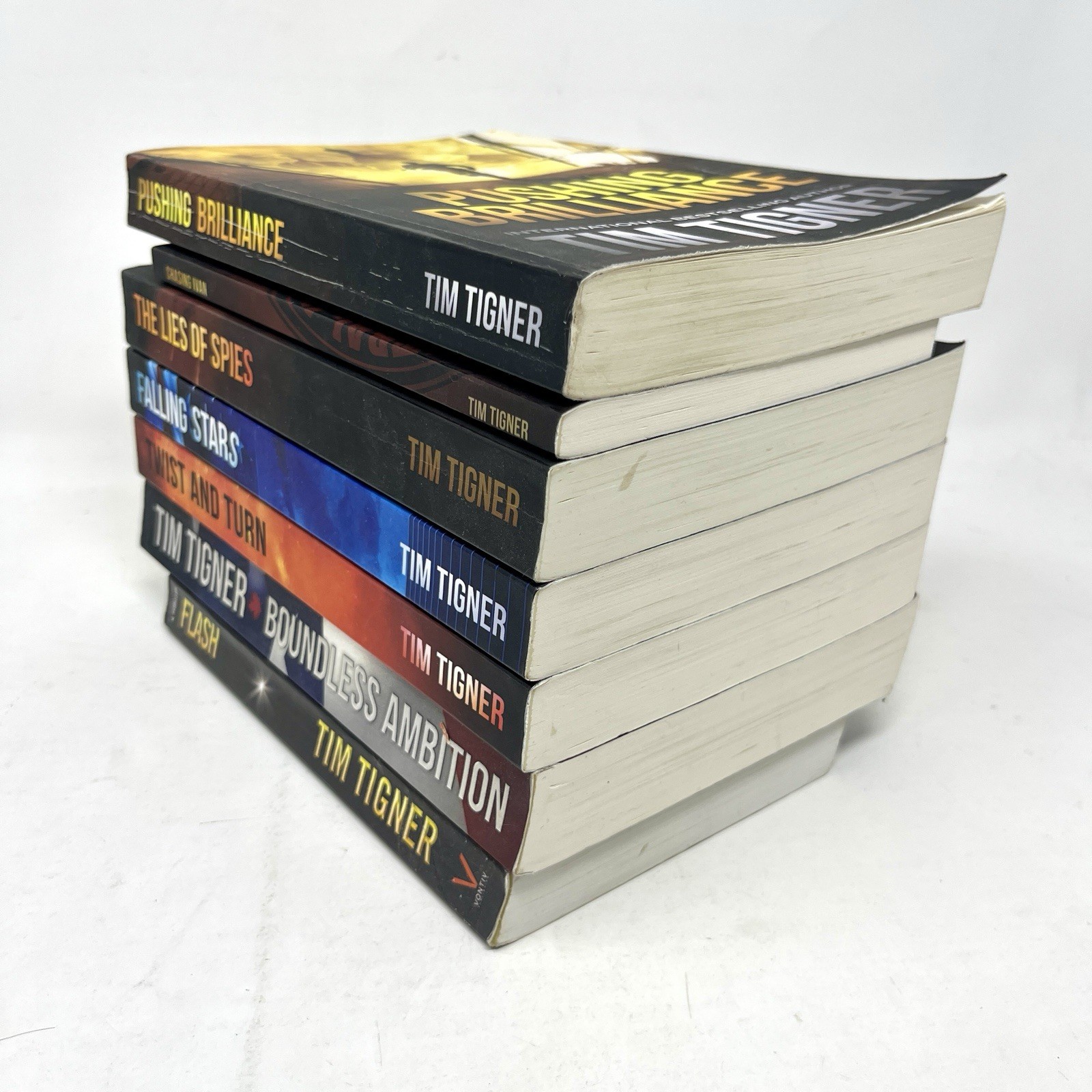 7 PB Book Lot Tim Tigner Complete Kyle Achilles Ser1-6 plus standalone “Flash”