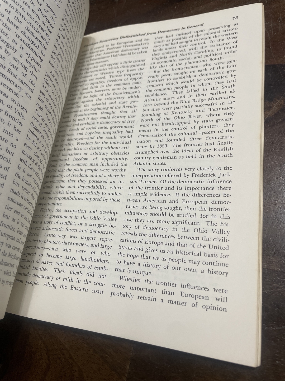 RAY ALLEN BILLINGTON, THE FRONTIER THESIS. AMERICAN HISTORY. 1966