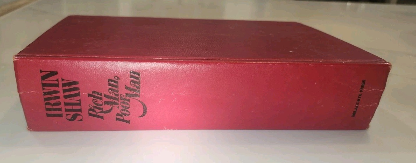 Rich Man Poor Man Irwin Shaw 1970 Delacorte Press