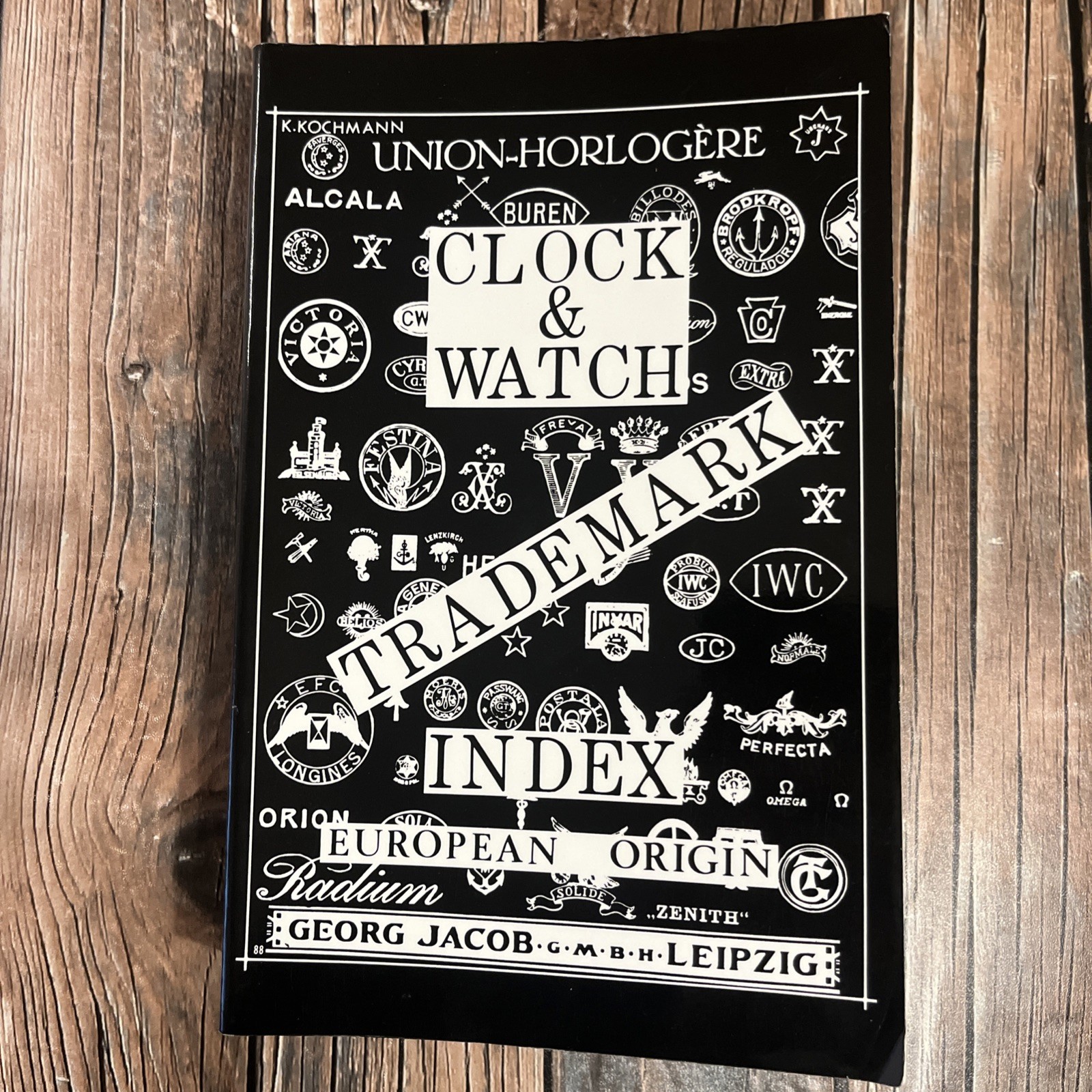 Clock and Watch Trademark Index European Origin Karl Kochmann 1992 Paperback