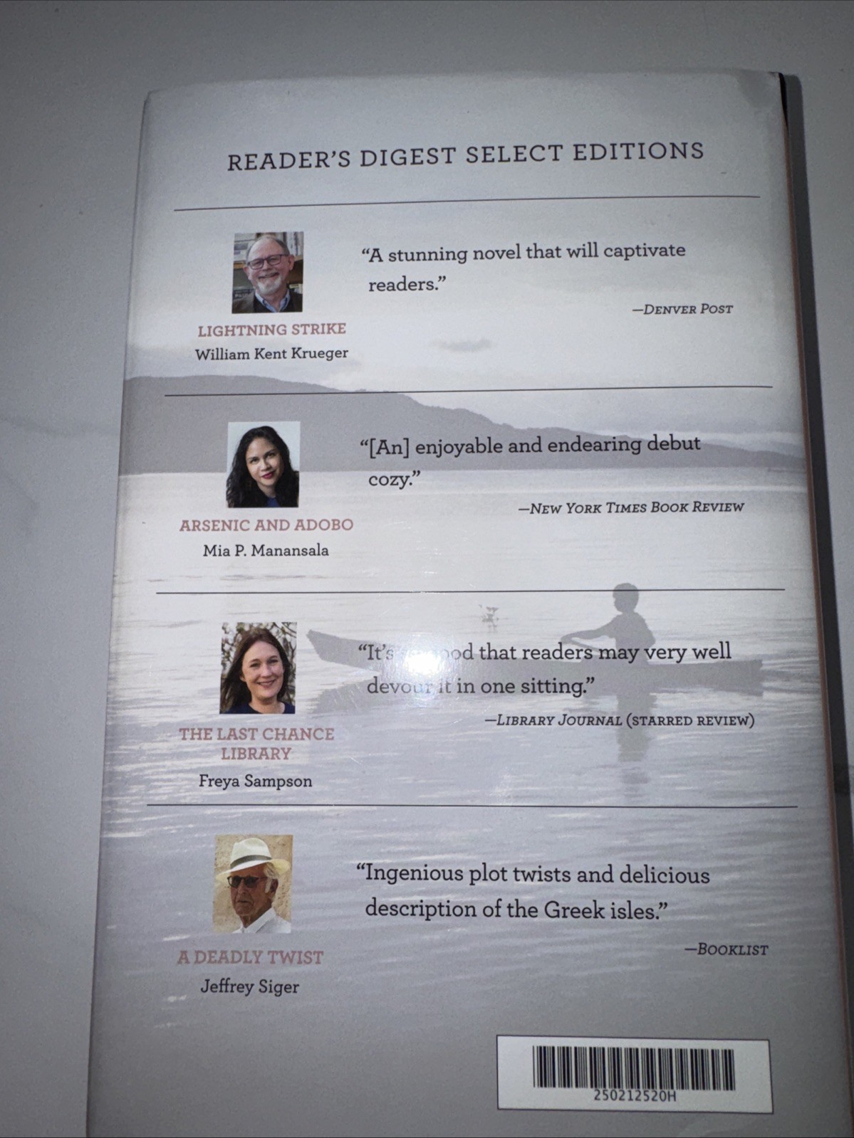 Reader’s Digest Select Editions Hardback 4 different Authors. Edition 383.