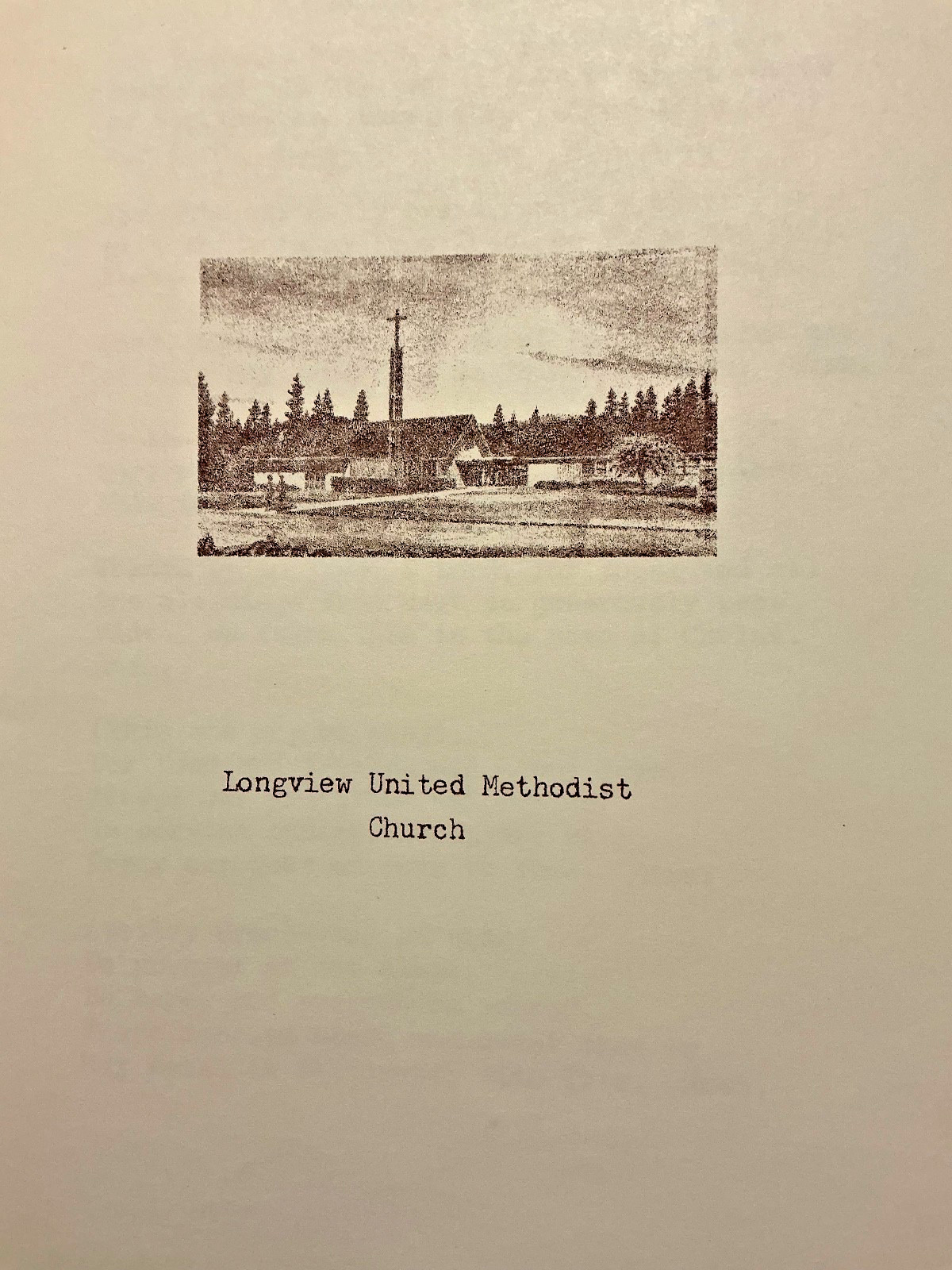 RECIPES. Longview United Methodist Church, Longview, Washington. COOKBOOK. 1986.