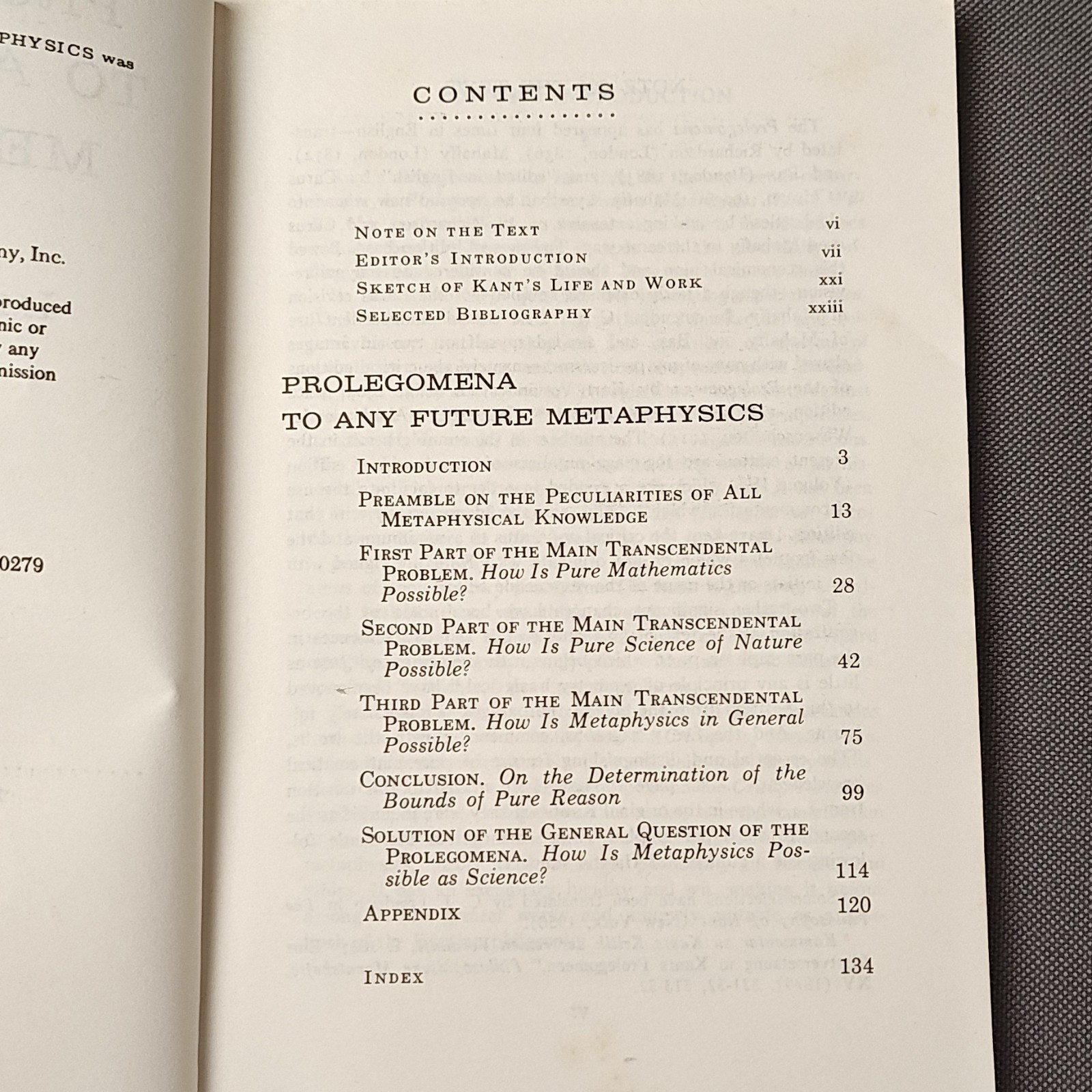 Prolegomena to Any Future Metaphysics by Immanuel Kant, Bobbs-Merrill, 1982, Pa…