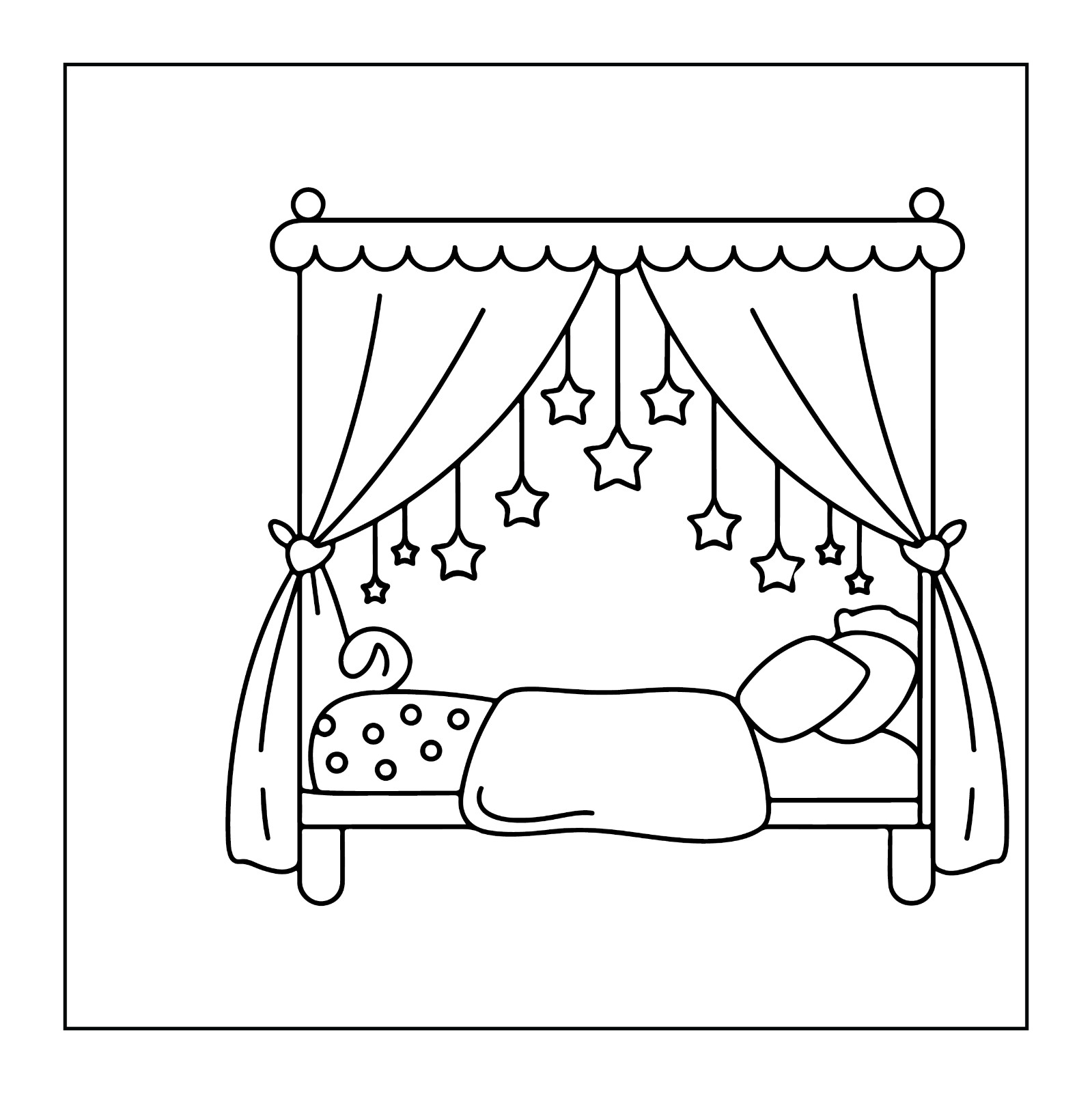 Cozy spaces coloring book