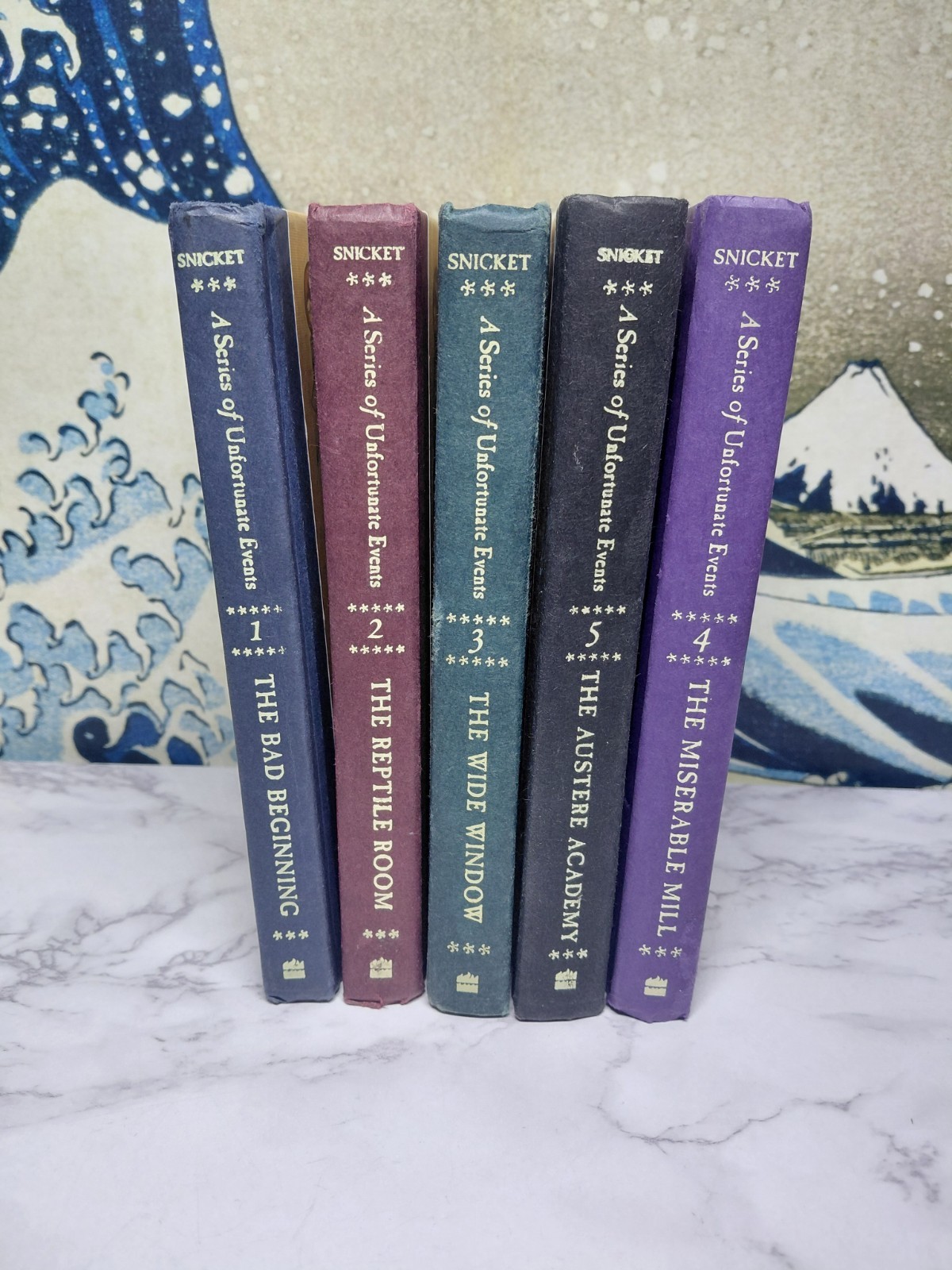 Lemony Snicket Unfortunate Events First Edition Books 1 – 5 Hardcover