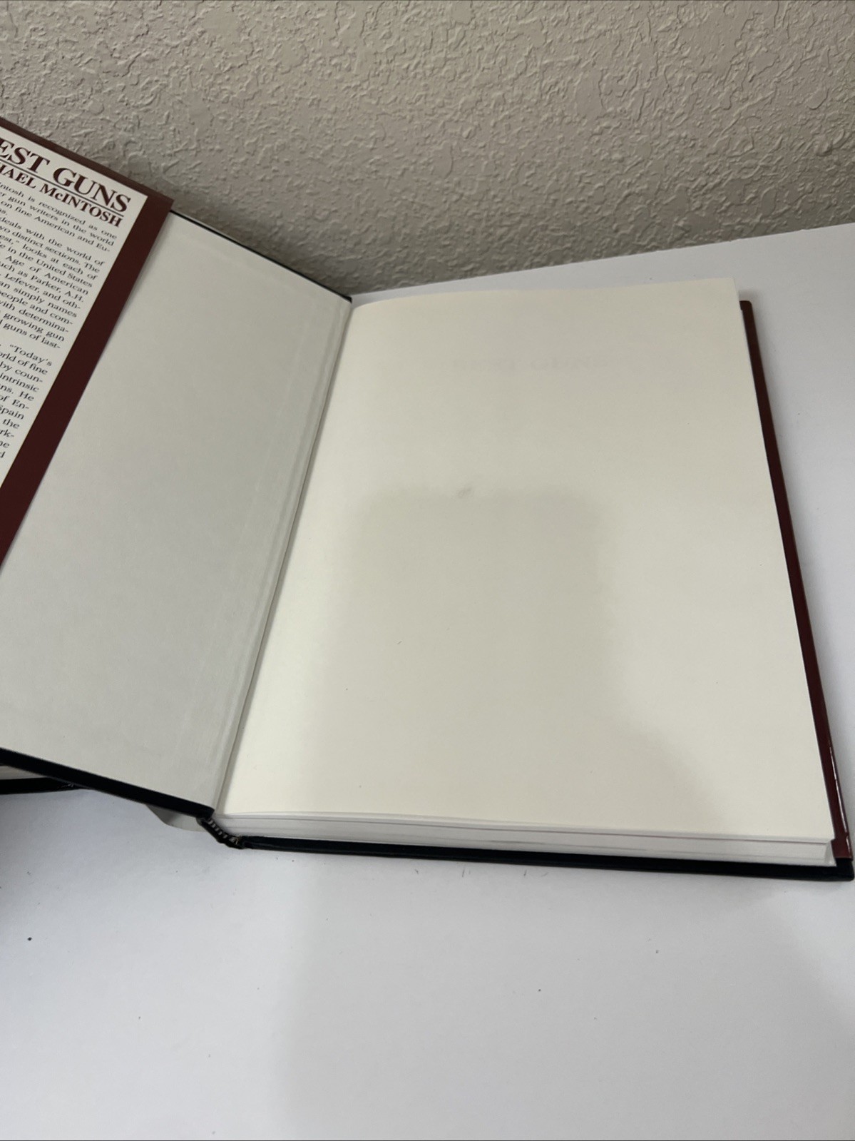 The Big-Bore Rifle & Best Guns by Michael McIntosh Hardcover Rifle Shotgun Books