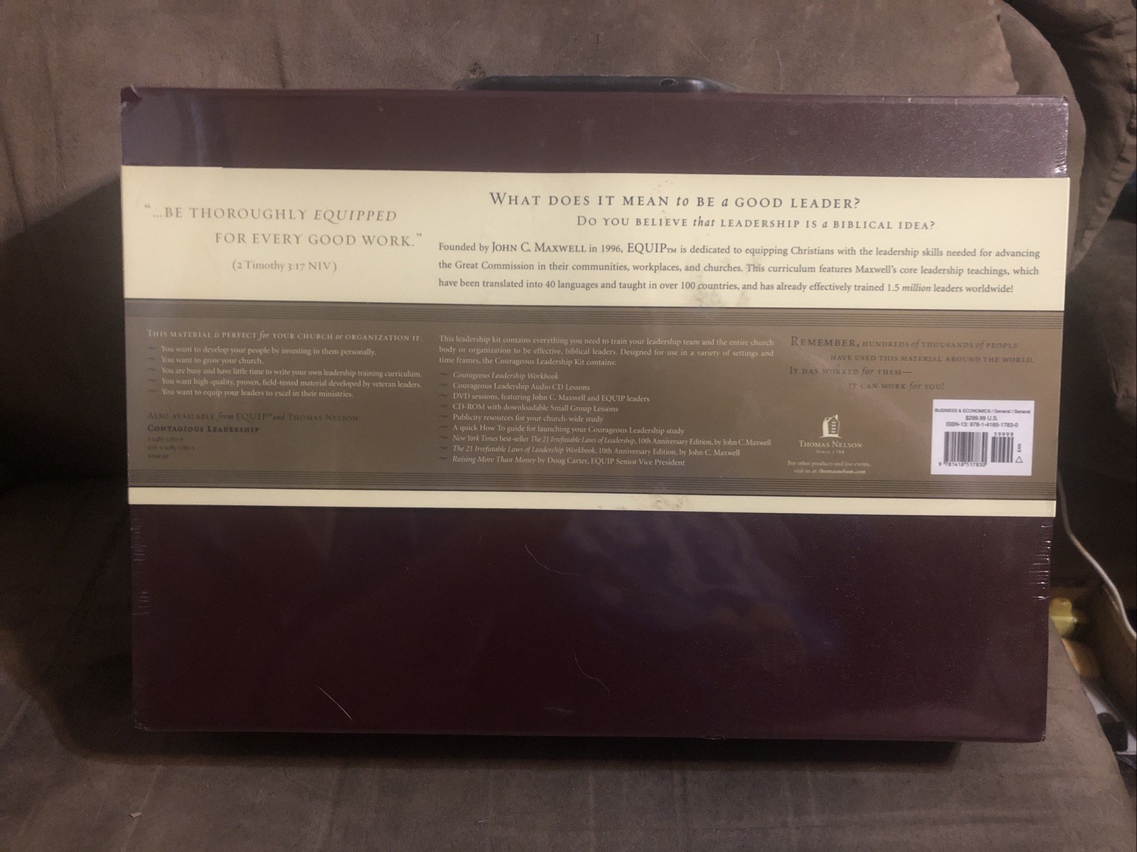 John C Maxwell Equip Courageous Leadership FULL COURSE new sealed rare unopened