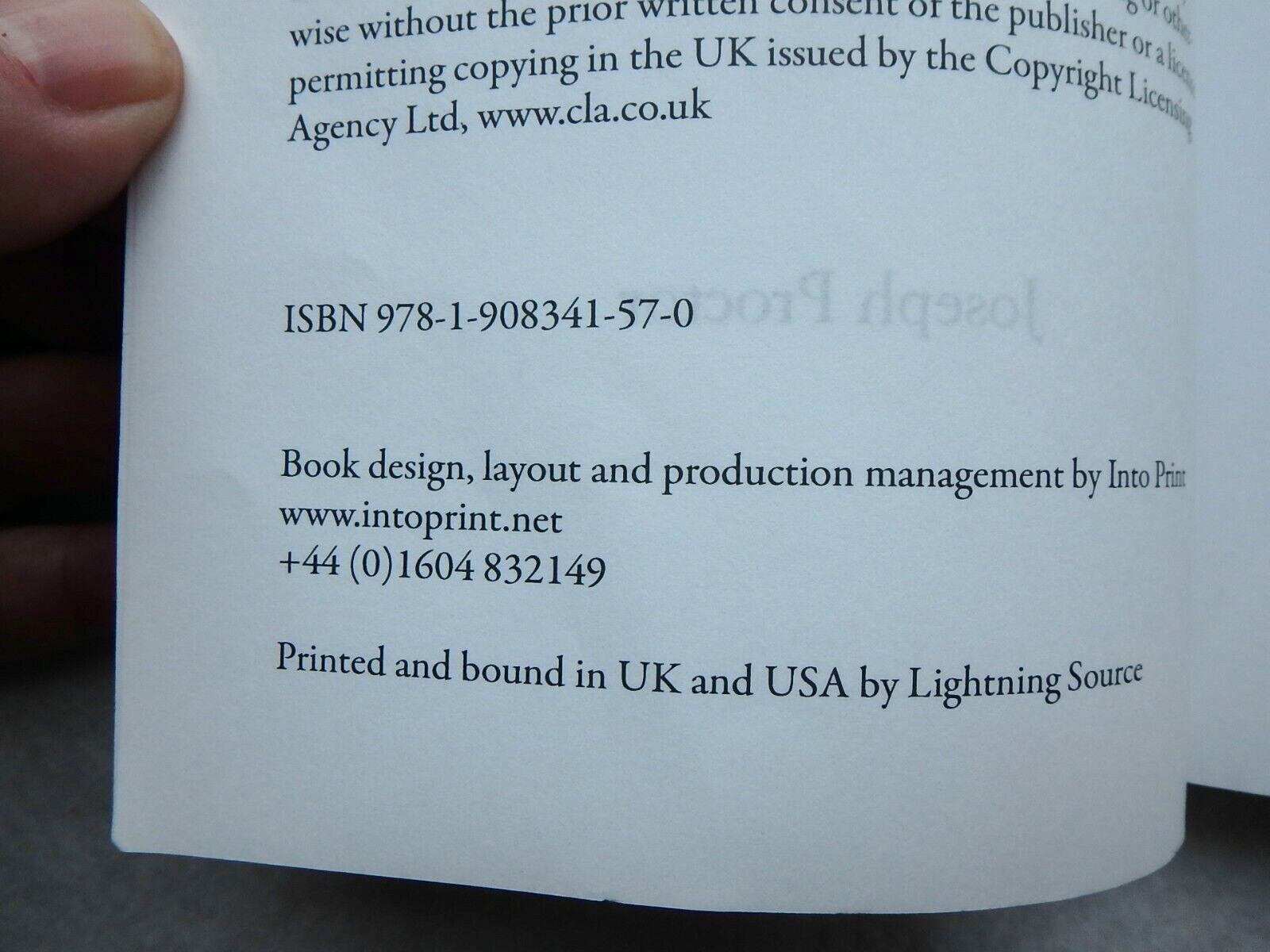 Rare – When Bombs Are Falling, by Joseph Proctor, Paragon Publishing, 2012, Exc.