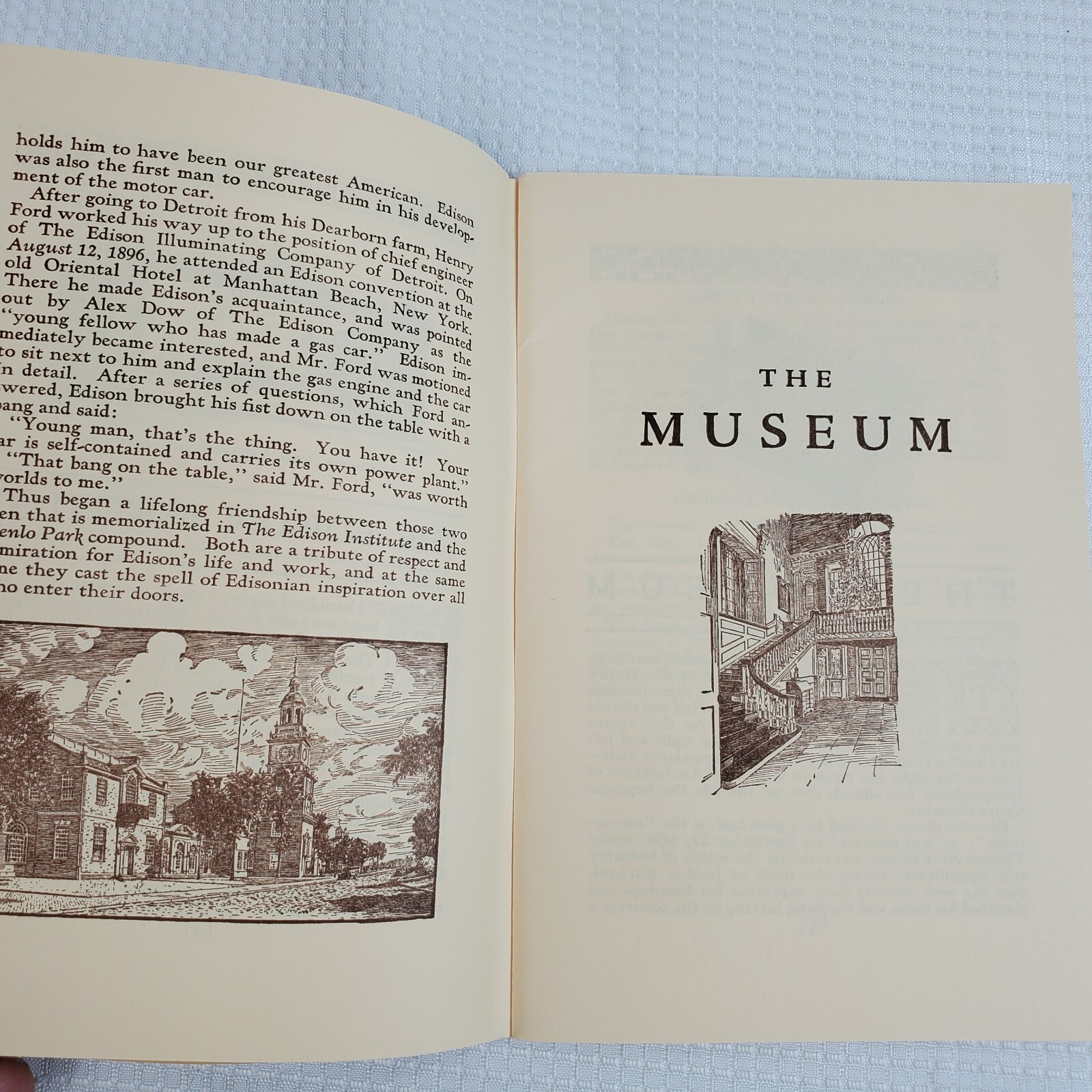 Henry Ford Museum Guide Book Paperback Booklet Vintage