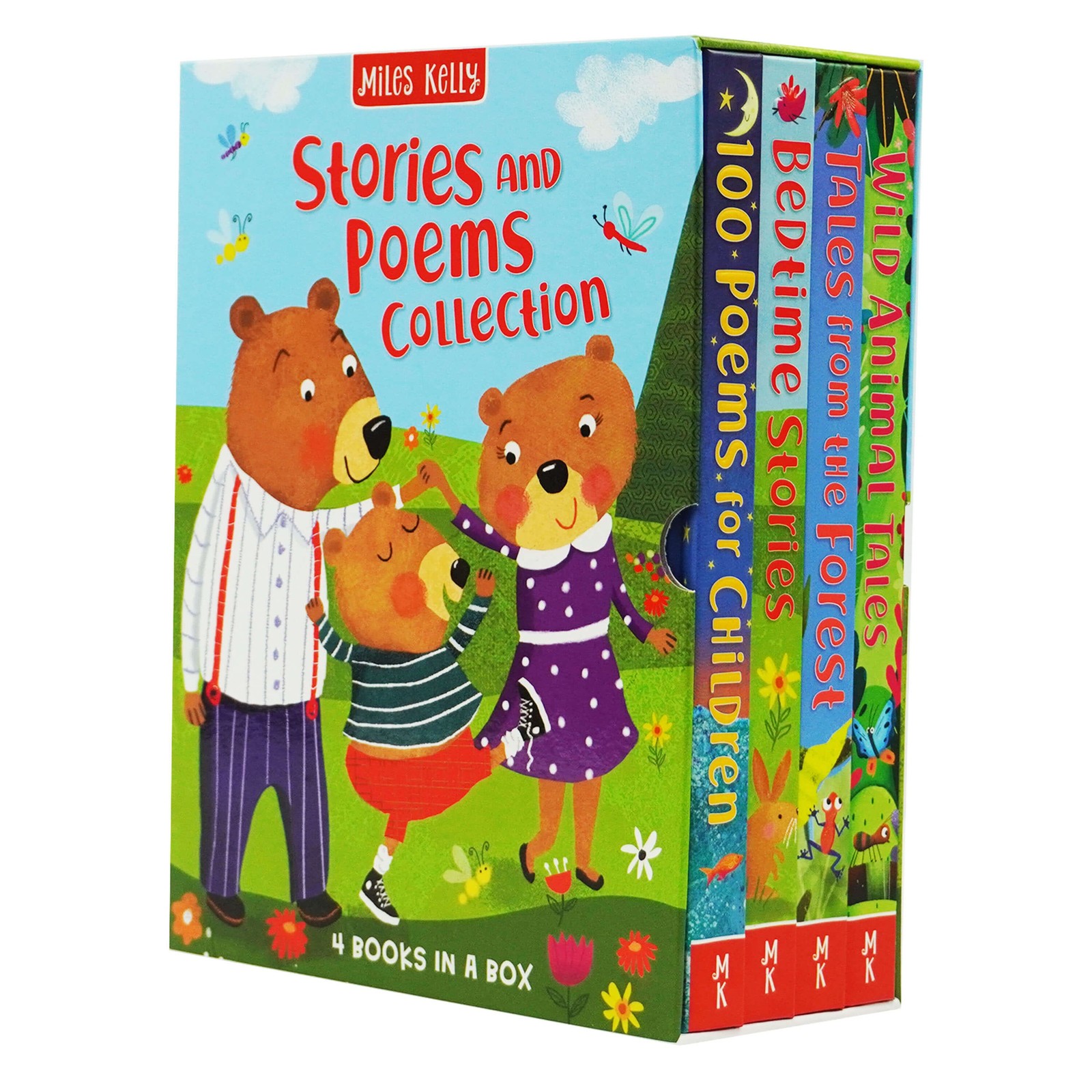 Childrens Stories and Poems Collection Slipcase by Miles Kelly 4 Books Box Set