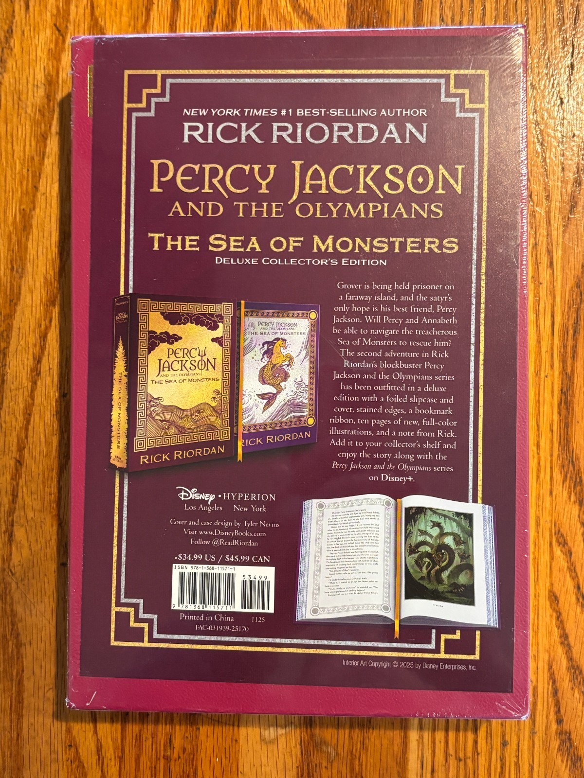 PERCY JACKSON and the OLYMPIANS The Sea of Monsters Rick Riordan Fully Sealed