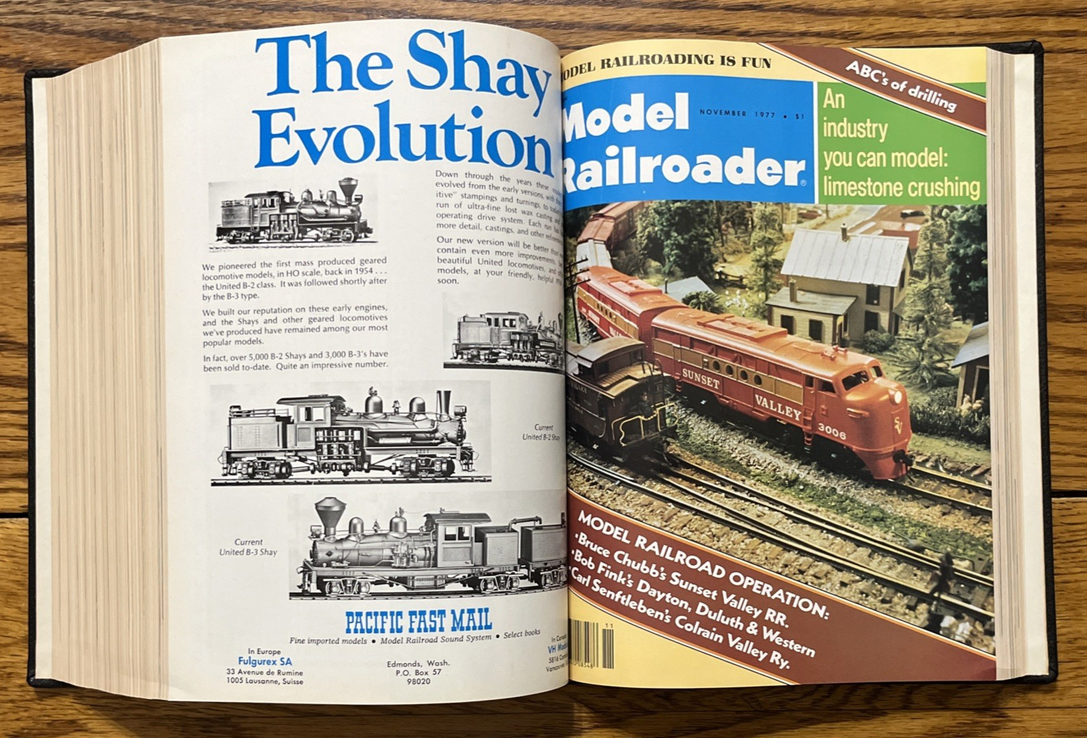 Model Railroader Bound Vol. 44 Complete Year 1977 *NICE!!