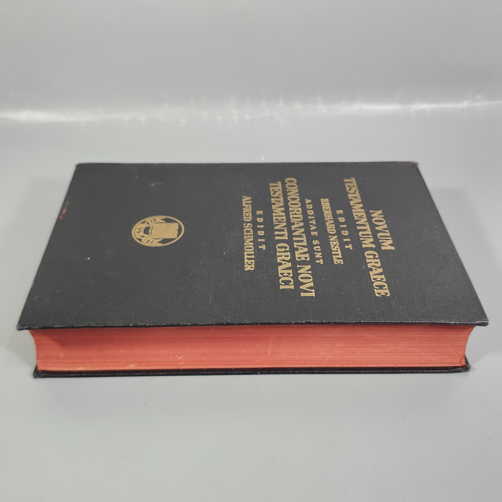 Novum Testamentum Graece New Testament Concordance in Greek 1953 Eberhard Nestle