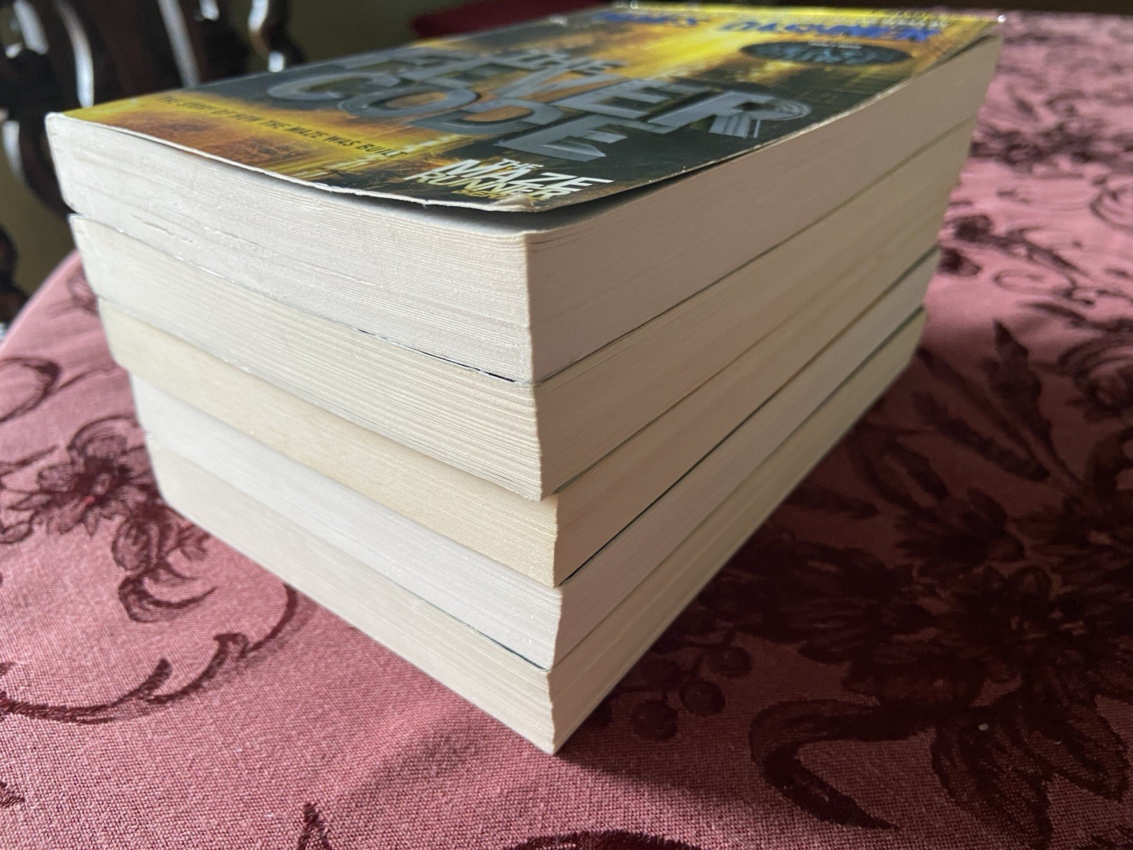 Maze Runner Series James Dashner 5 TRADE PAPERBACKS VG+ FREE SHIPPING