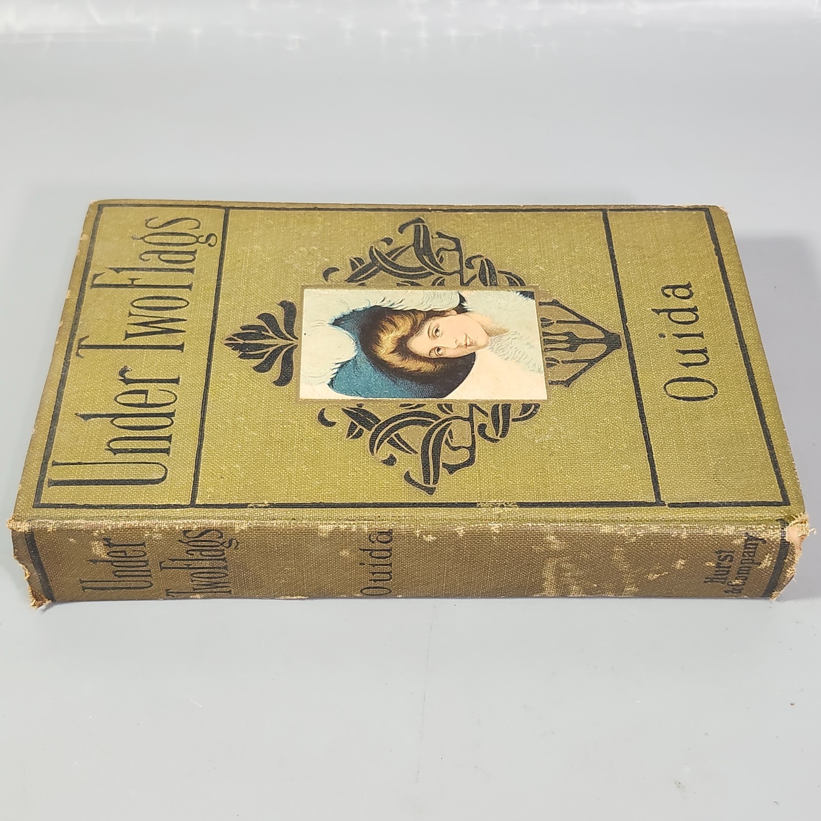 Under Two Flags Novel by Ouida HC Early 1900s Antique Book Hurst Company Version