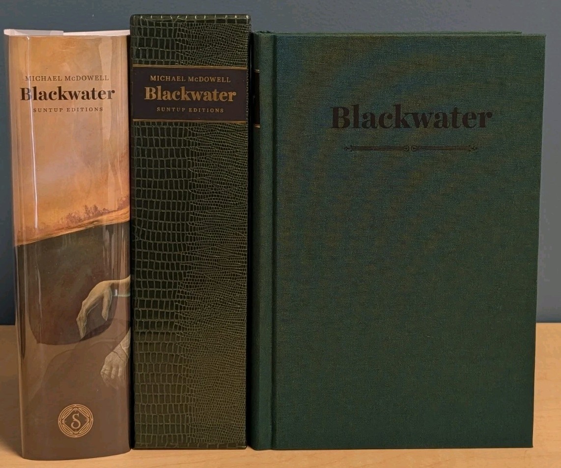 🐊Michael McDowell BLACKWATER Suntup ARTIST ED SIGNED Dust Jacket Slipcase
