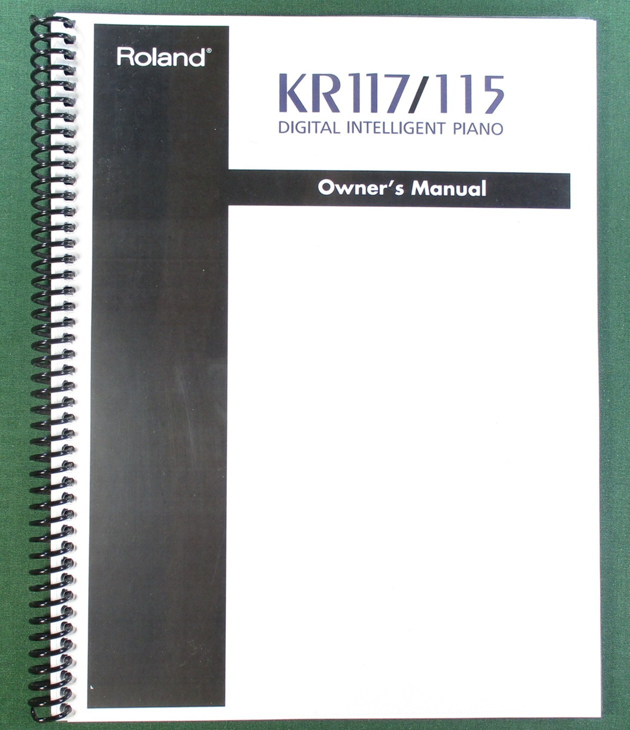 Roland KR-117 KR-115 Owner’s Instruction Manual: 228 Pages & Protective Covers!