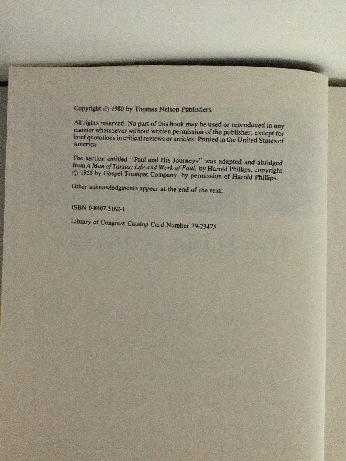 The Bible Almanac 1980