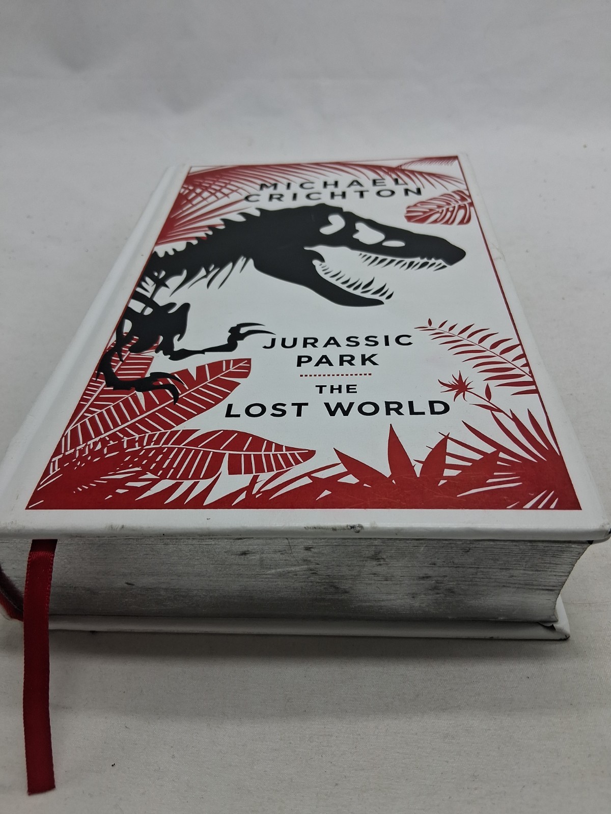 Jurassic Park & The Lost World – Hardcover Leather Bound (Barnes and Noble)