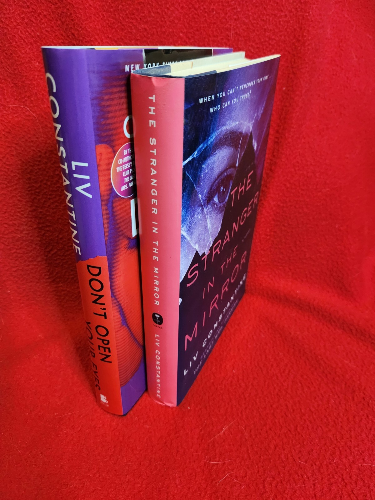 The Stranger in the Mirror & Don’t Open Your Eyes by Liv Constantine – Like New