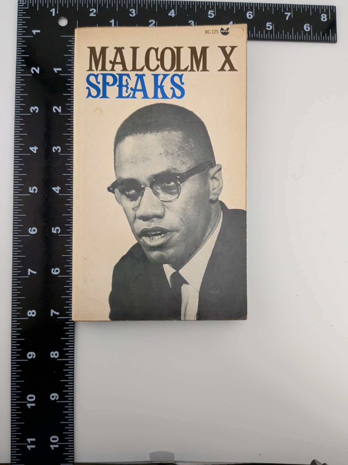 1st Edition / 1st Printing – 1966 MALCOLM X SPEAKS by Evergreen Black Cat – RARE