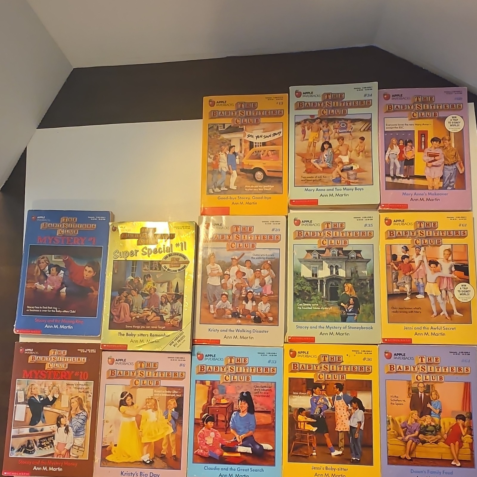Baby-Sitters Club Lot 12 PB Books Ann M. Martin Apple Ages 9-12
