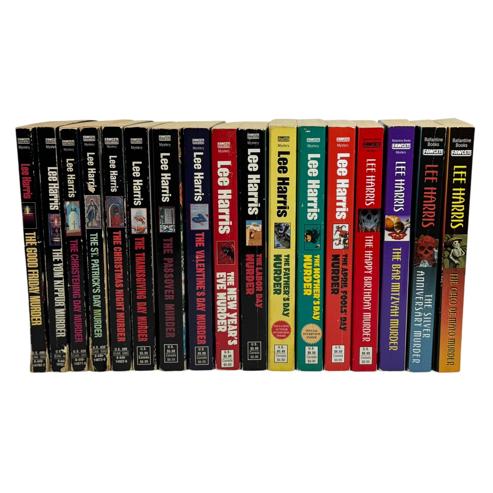 Complete Set Of 17 – Christine Bennett Mysteries Paperback Books by Lee Harris