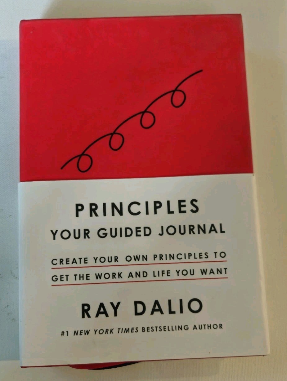 Ray Dalio Principles Guided Journal Hardcover 2022 Simon & Schuster Business