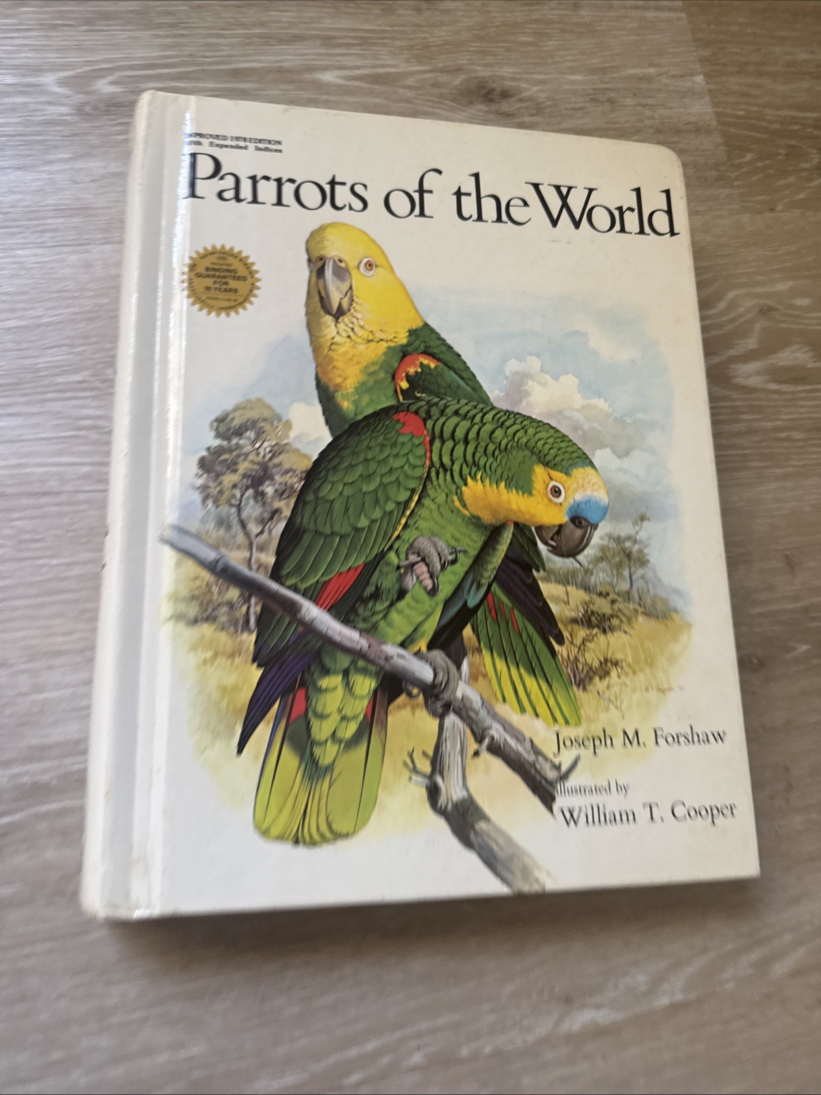Parrots of the World by Joseph M Forshaw illus William T Cooper OVER SIZED 1977