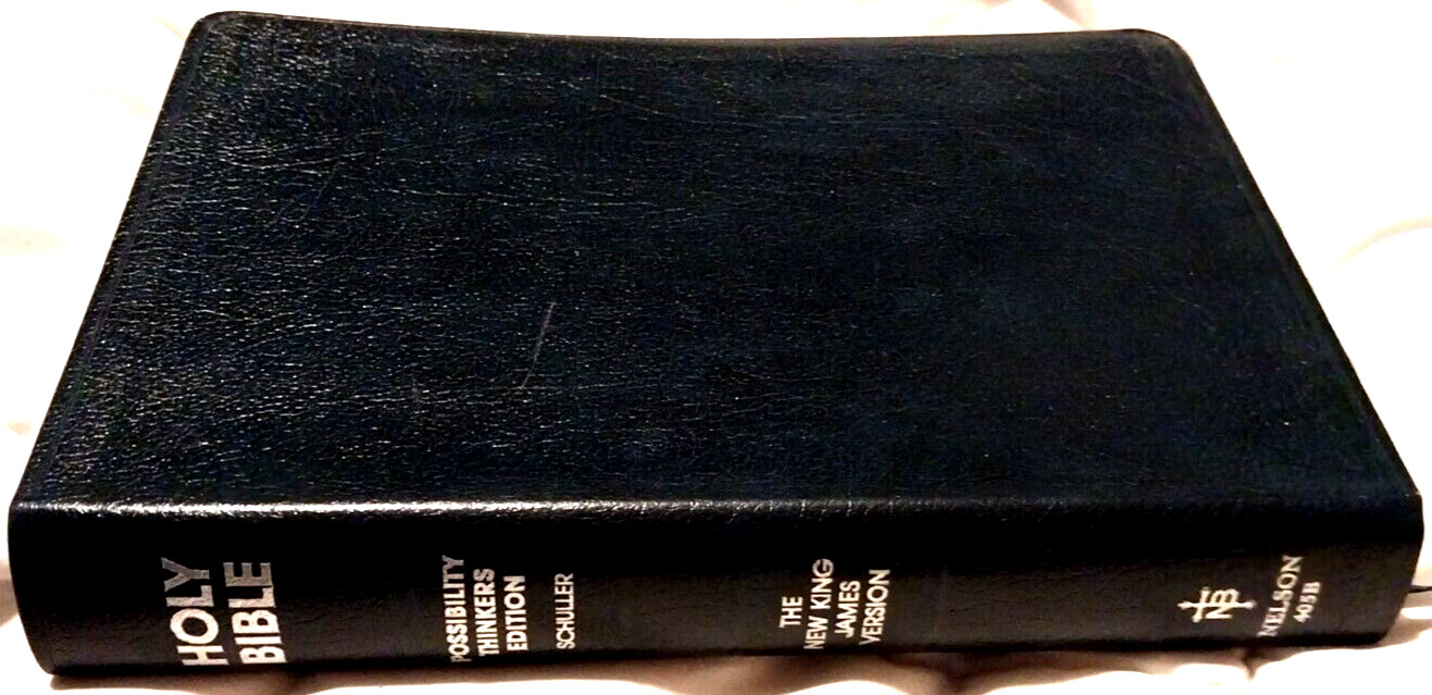 Holy Bible Possibility Thinkers Edition NKJV Genuine Bonded Leather Nelson 405B