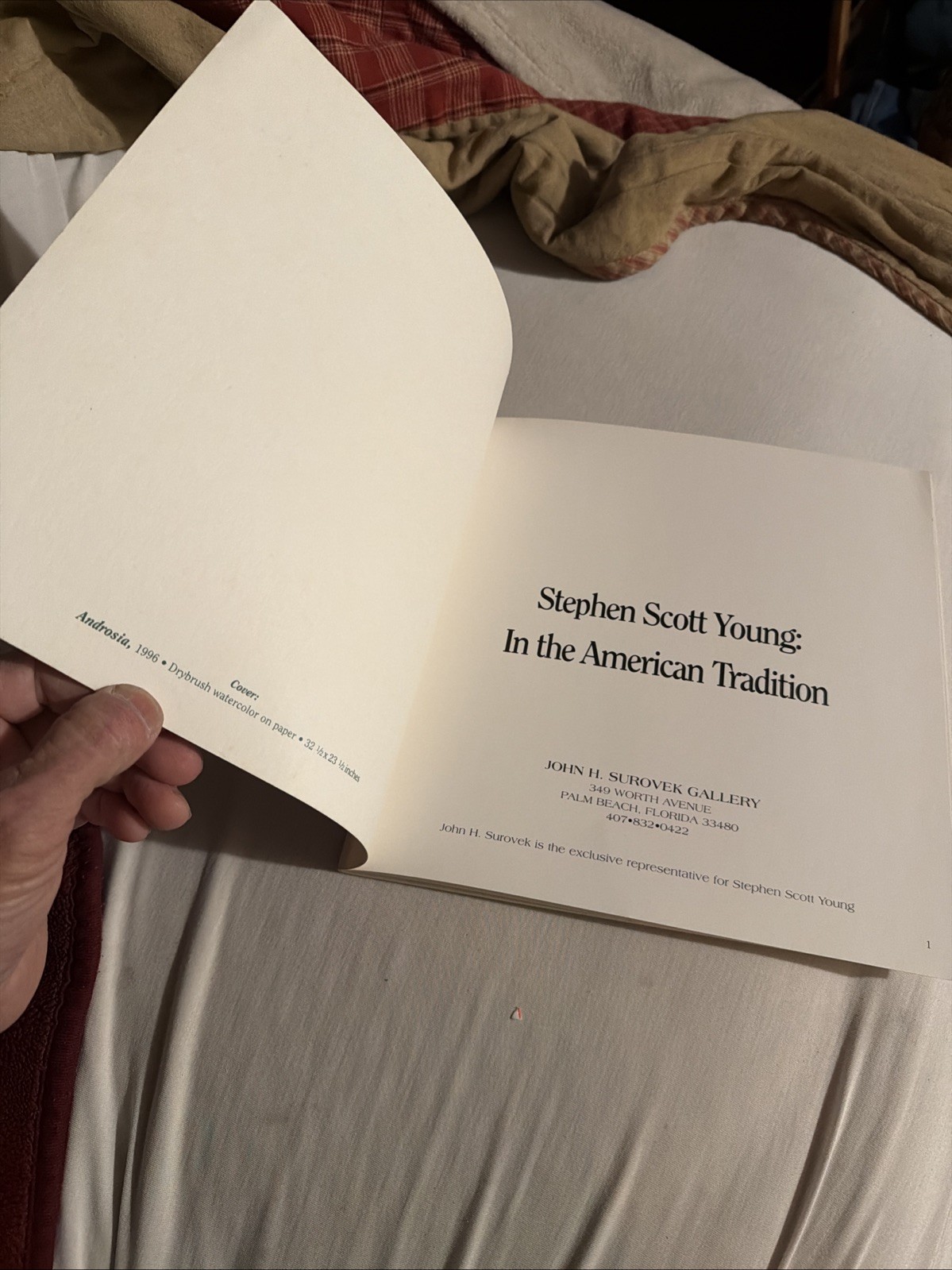 Stephen Scott Young, Surovek Gallery FL Catalog, In The American Tradition, 1996