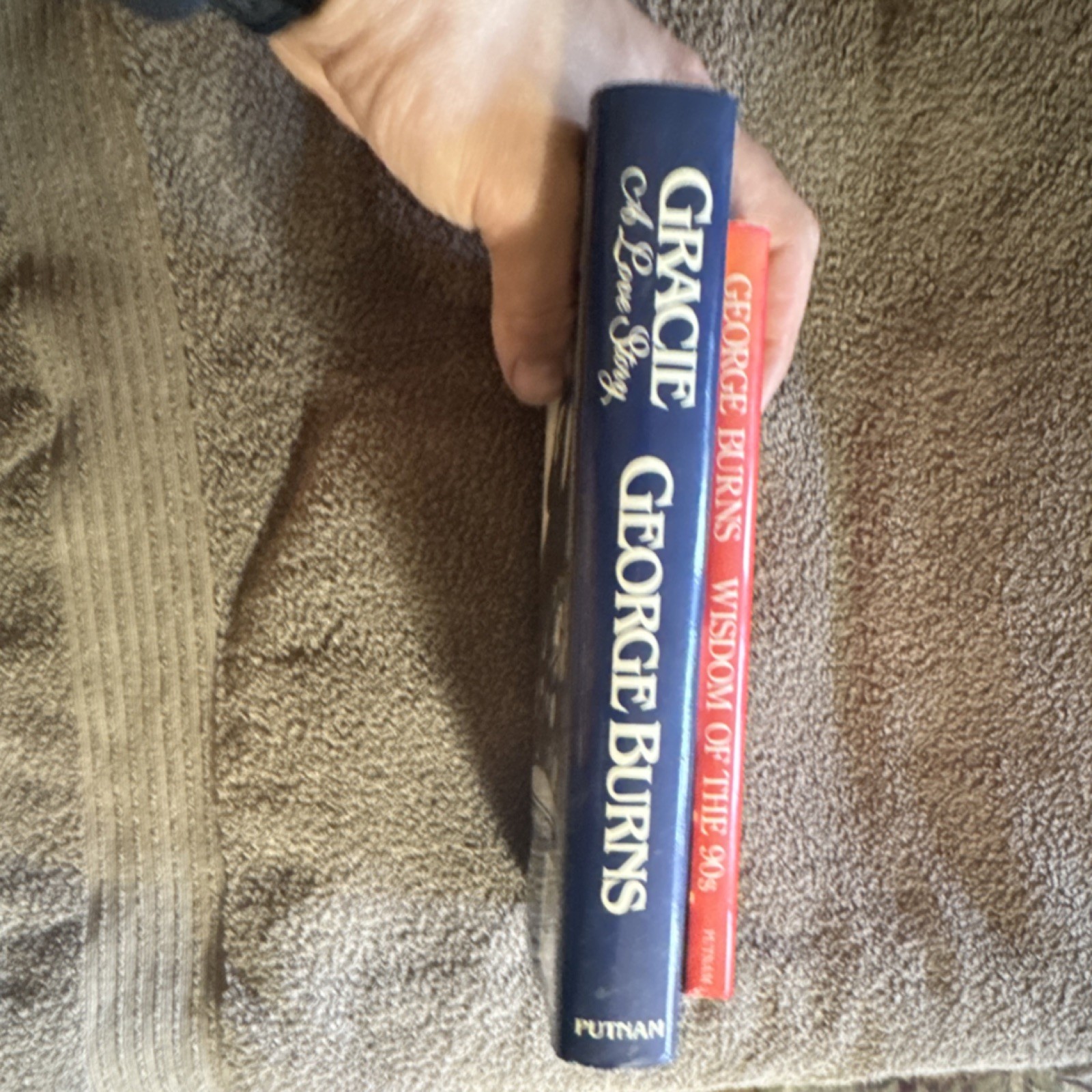 Gracie: A Love Story Wisdom of the 90s Hardcover George Burns Putnam Dust Jacket