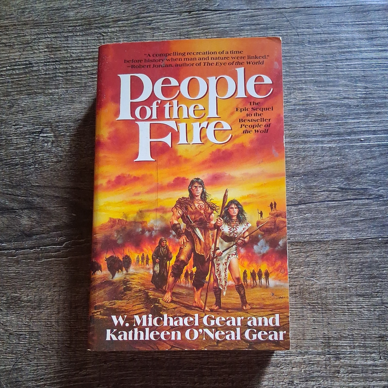 People of the fire by W. Michael Gear & Kathleen O’Neal Gear Tor Paperback