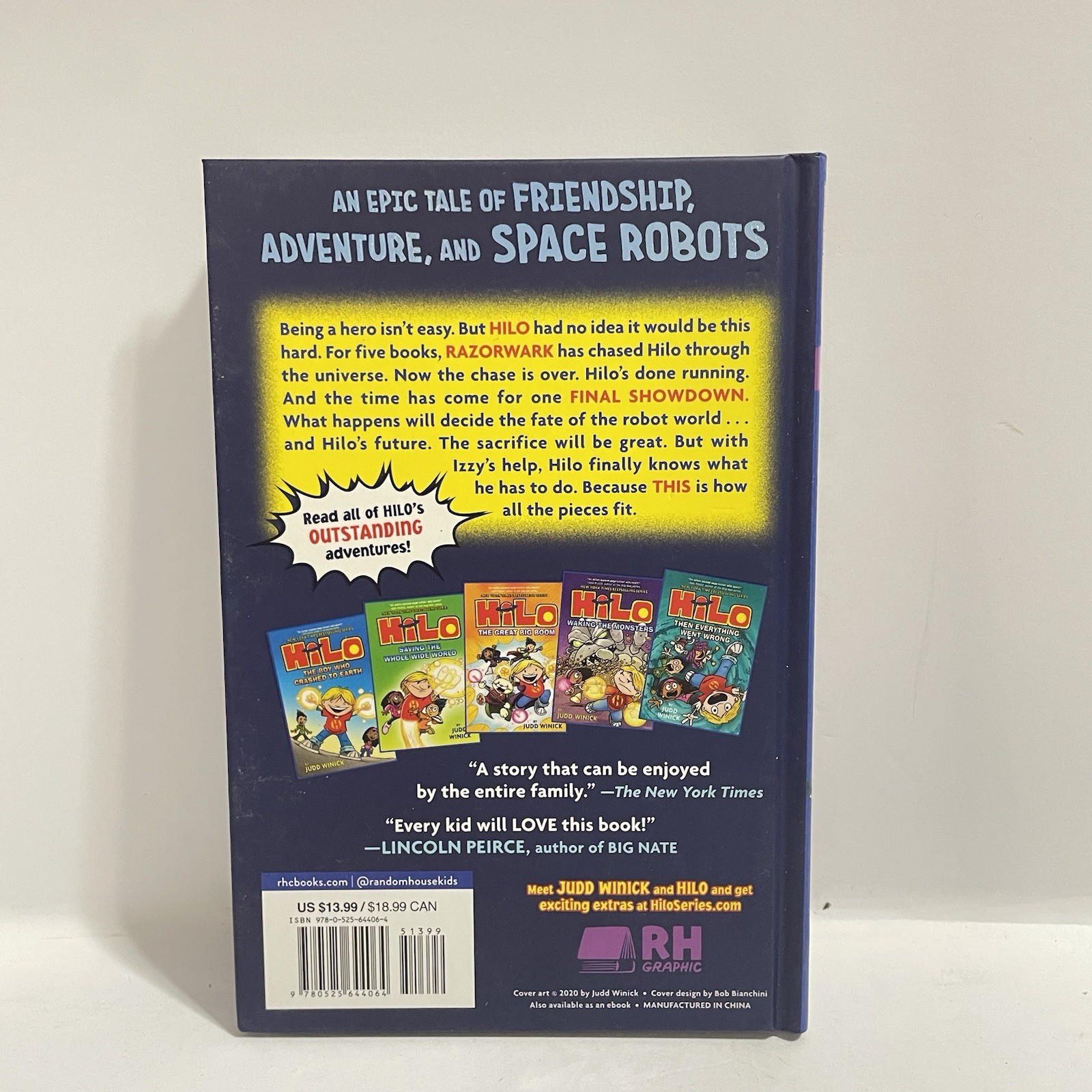 Hilo The Great Big Box Set Books 1-6 Hardcover Graphic Novel Judd Winick Comic