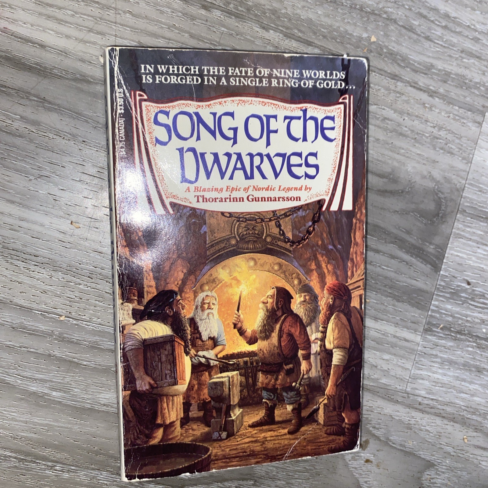 Song of the Dwarves by Thorarinn Gunnarsson 1988 Papperback Book