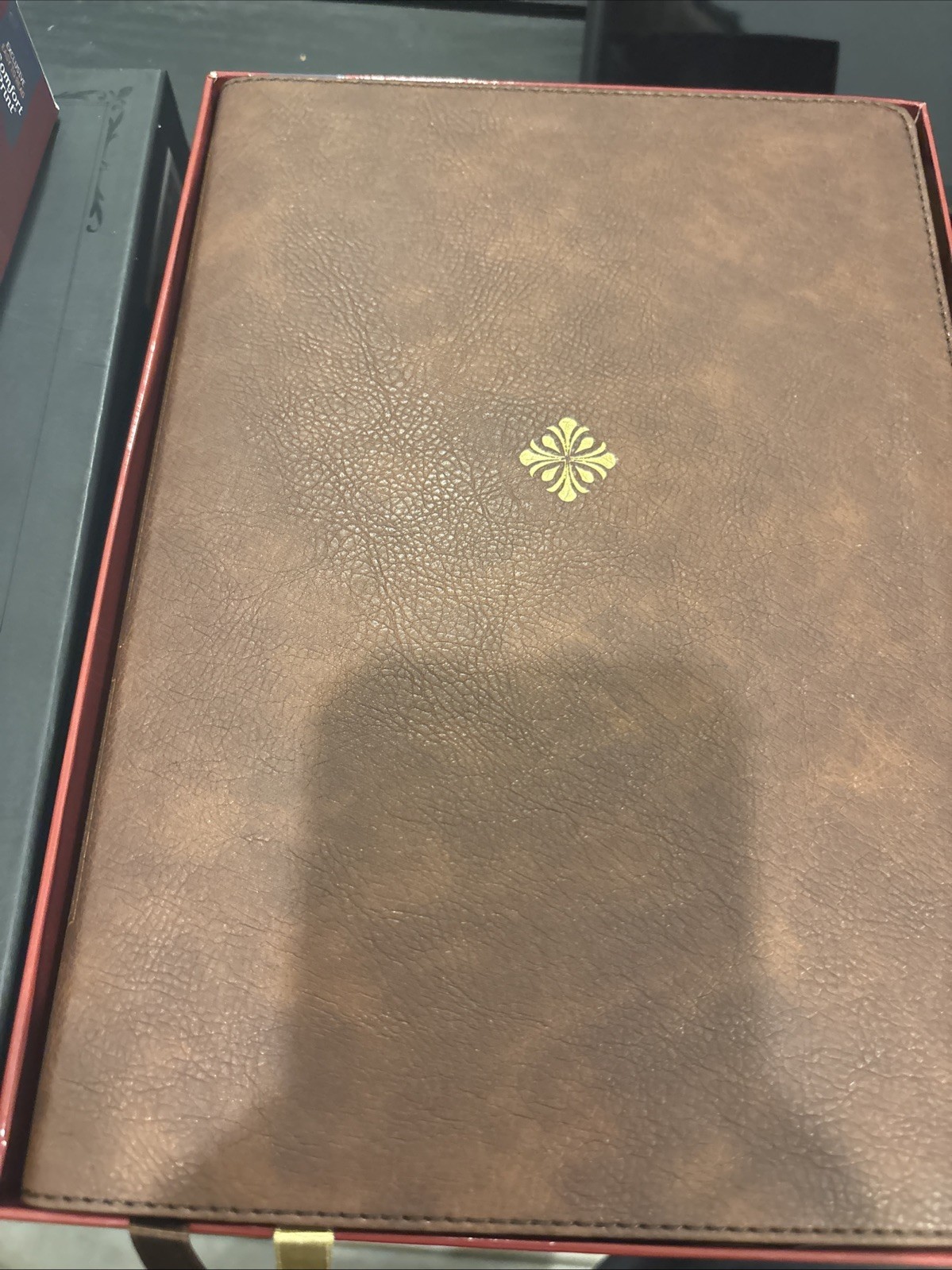 NKJV, Thompson Chain-Reference Bible, Large Print, Leathersoft, Brown.