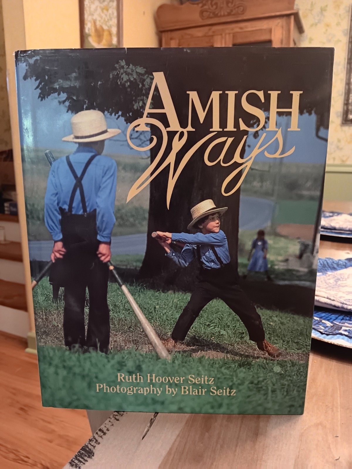 Amish Ways by Ruth Hoover Seitz Hardcover Photo Book 1991 RB Books Amish Life