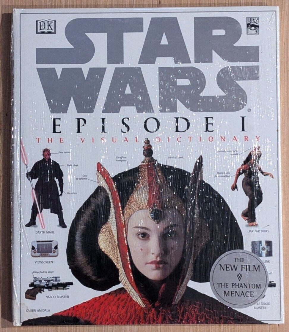 Star Wars Episode 1 I Visual Dictionary Book David Reynolds Hardcover NEW