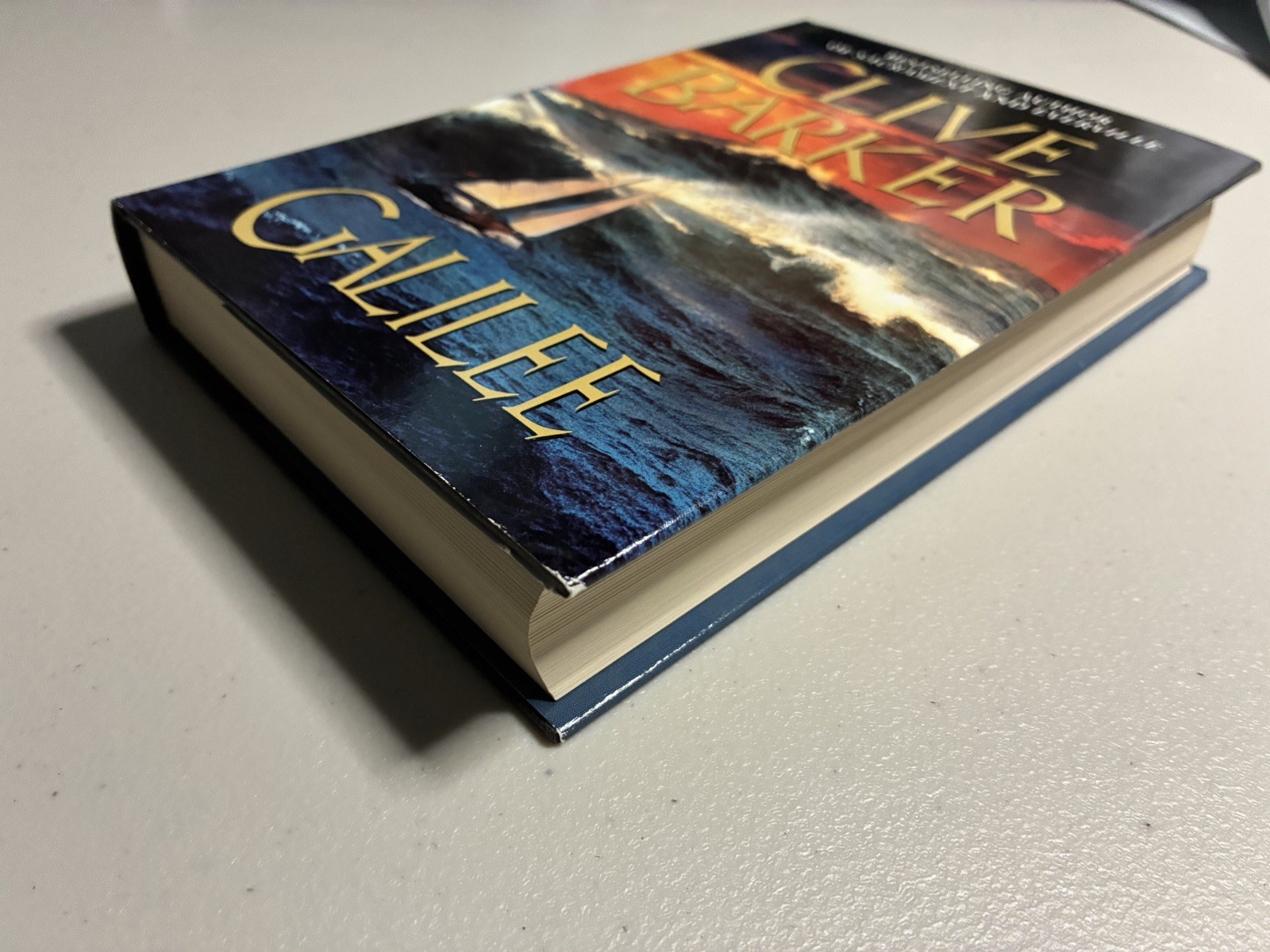 CLIVE BARKER HarperCollins 1988 GALILEE Hardcover w/jacket 582 pages Unread BCE