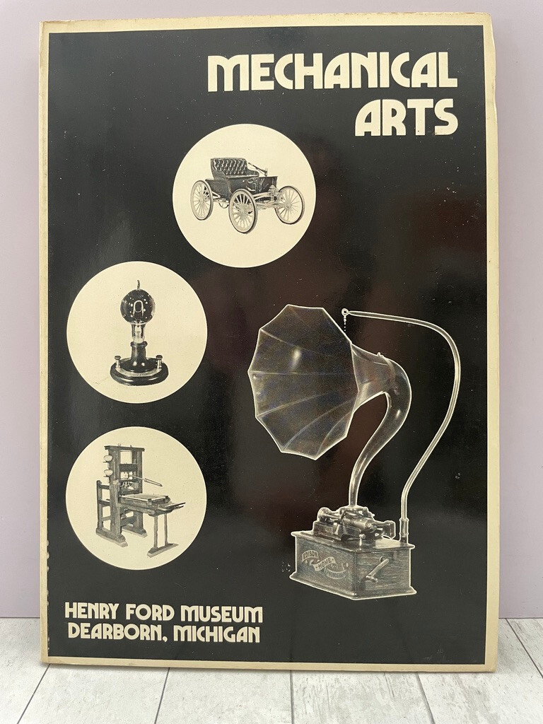 Mechanical Arts Henry Ford Museum Dearborn Michigan 1974 Vintage Collectible