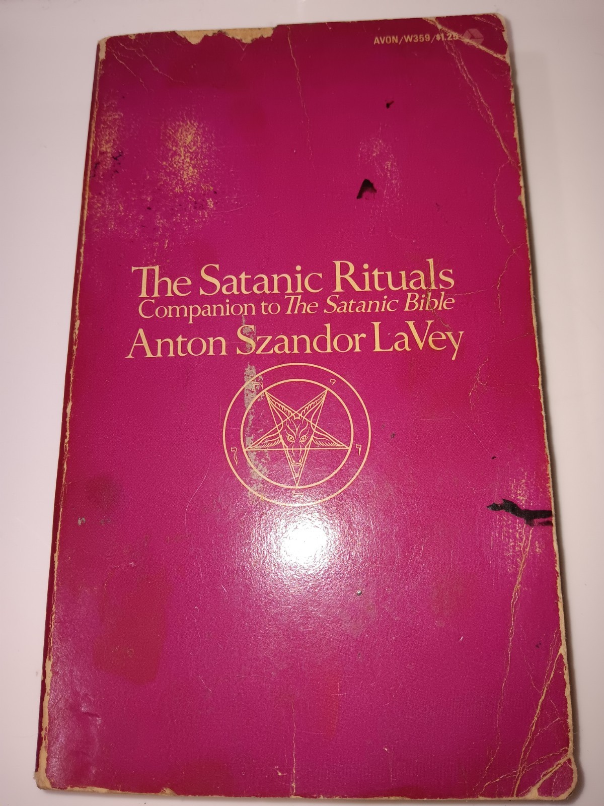 The Satanic Rituals 1st Edition 1st Printing Dec 1972 Satanism Anton LaVey PB