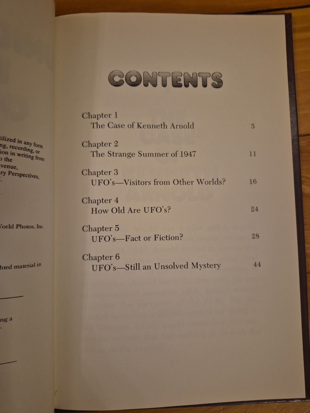 Unidentified Flying Objects by Jim Collins – 1977 Children Book UFO