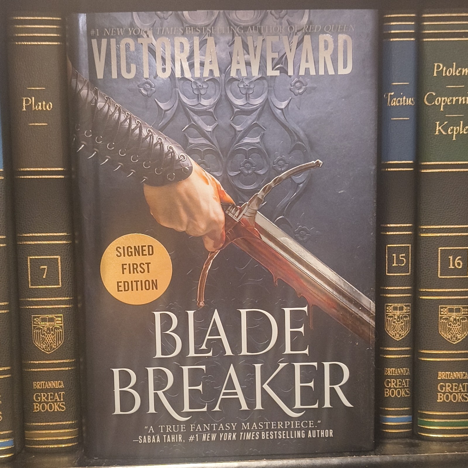 Victoria Aveyard Blade Breaker HC Signed 1st Ed w/ Dust Jacket