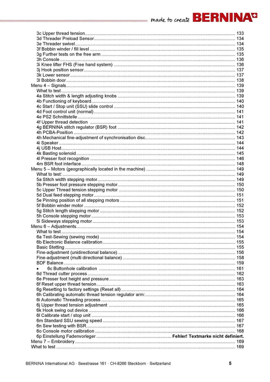 BERNINA 820 830 880 Sewing Machine Service And Maintenance Manual – WIRE BOUND